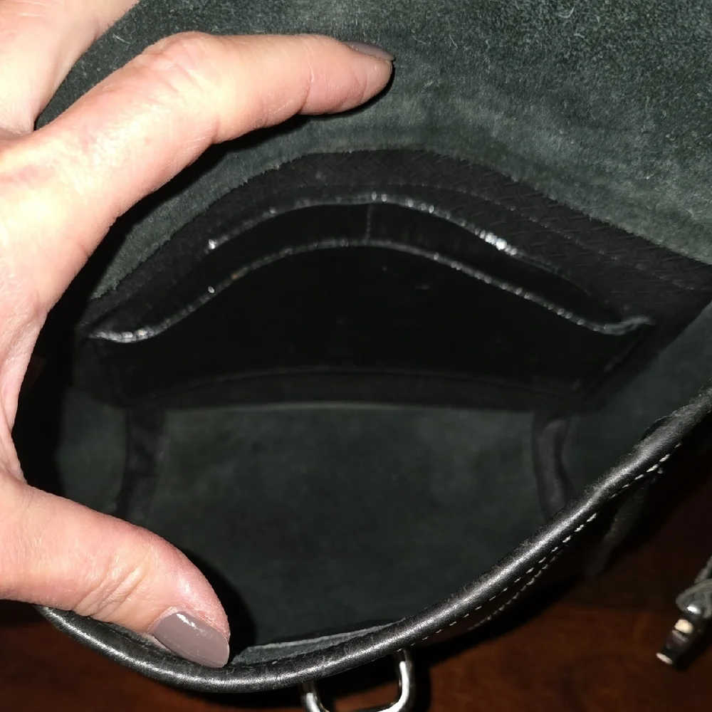 Dooney & Bourke Black Pebbled Leather Crossbody Bag